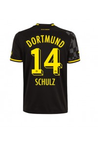 Borussia Dortmund Nico Schulz #14 Voetbaltruitje Uit tenue 2022-23 Korte Mouw